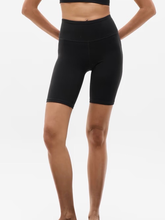 Athleta Pants - Athleta Ultra High Rise Elation 7" Bike Shorts Black Small Yoga Training